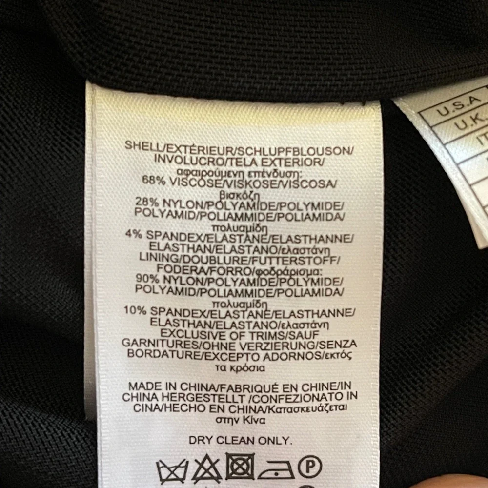 Brooks Brothers Black Sleeveless Twist-Front Sheath Dress | Size 14 | EUC - Picture 6 of 7